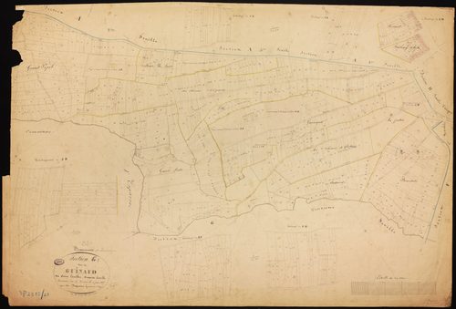 Beaumont-de-Lomagne - Section G - Guinaud, 1ère feuille