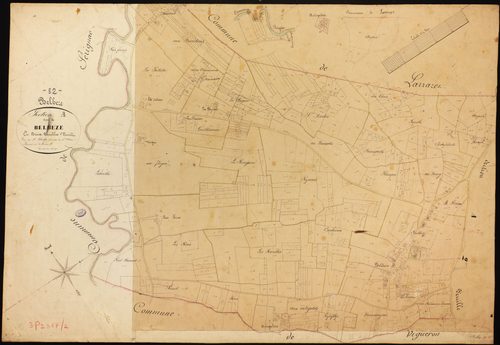 Belbèse - Section A - Belbèze, 1ère feuille