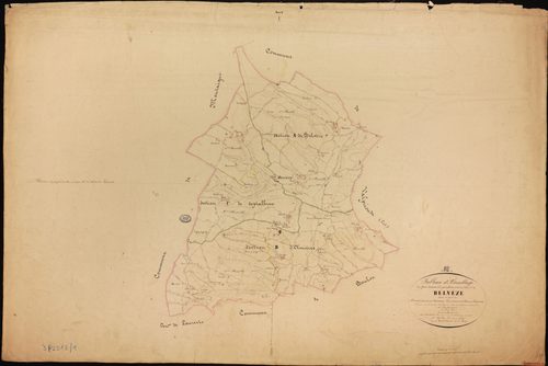 Belvèze - Tableau d'assemblage