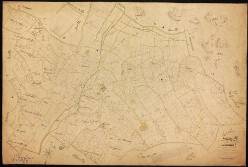 Belvèze - Section B - Olmières, 1ère feuille