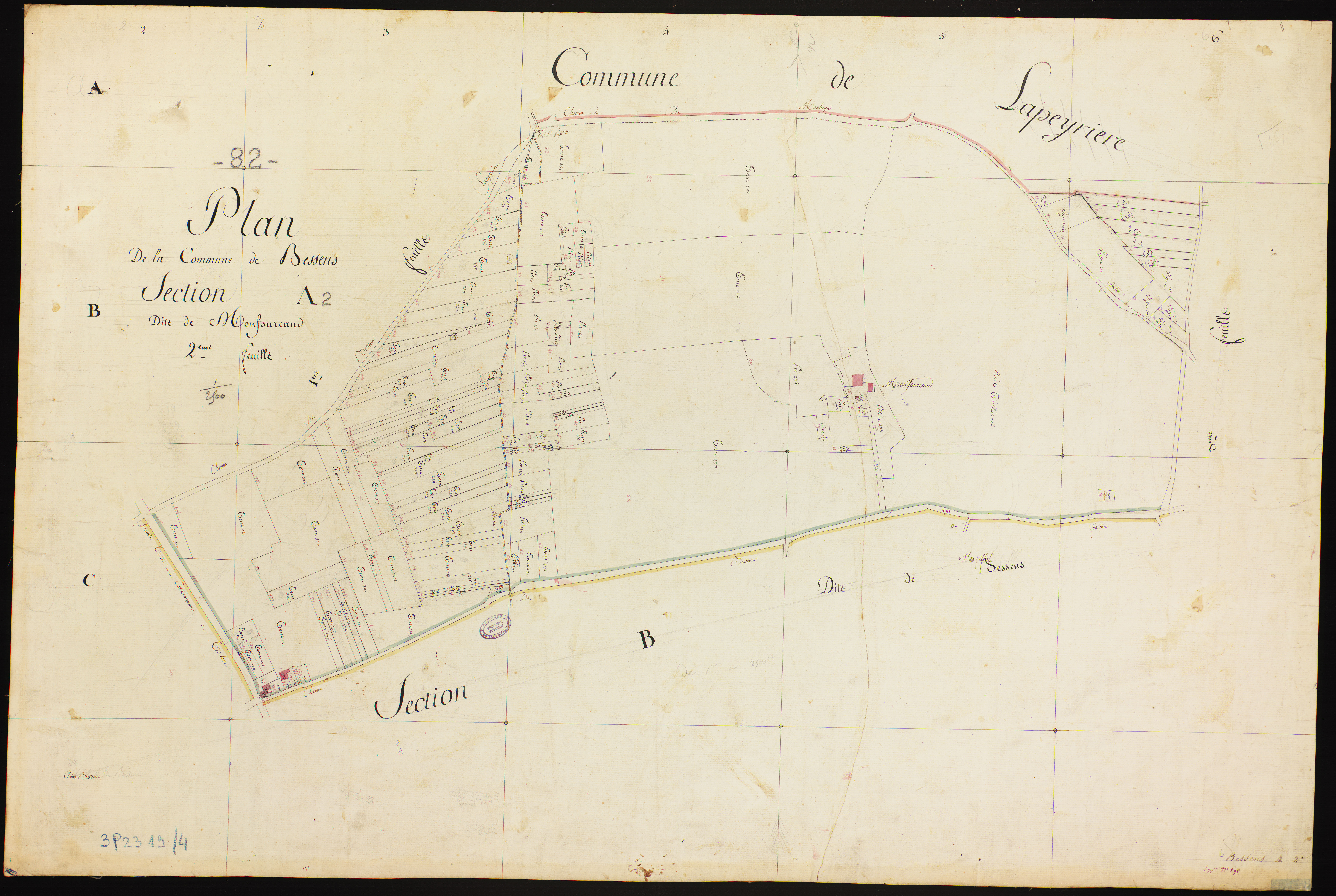 Bessens - Section A - Monfourcaud, 2e feuille