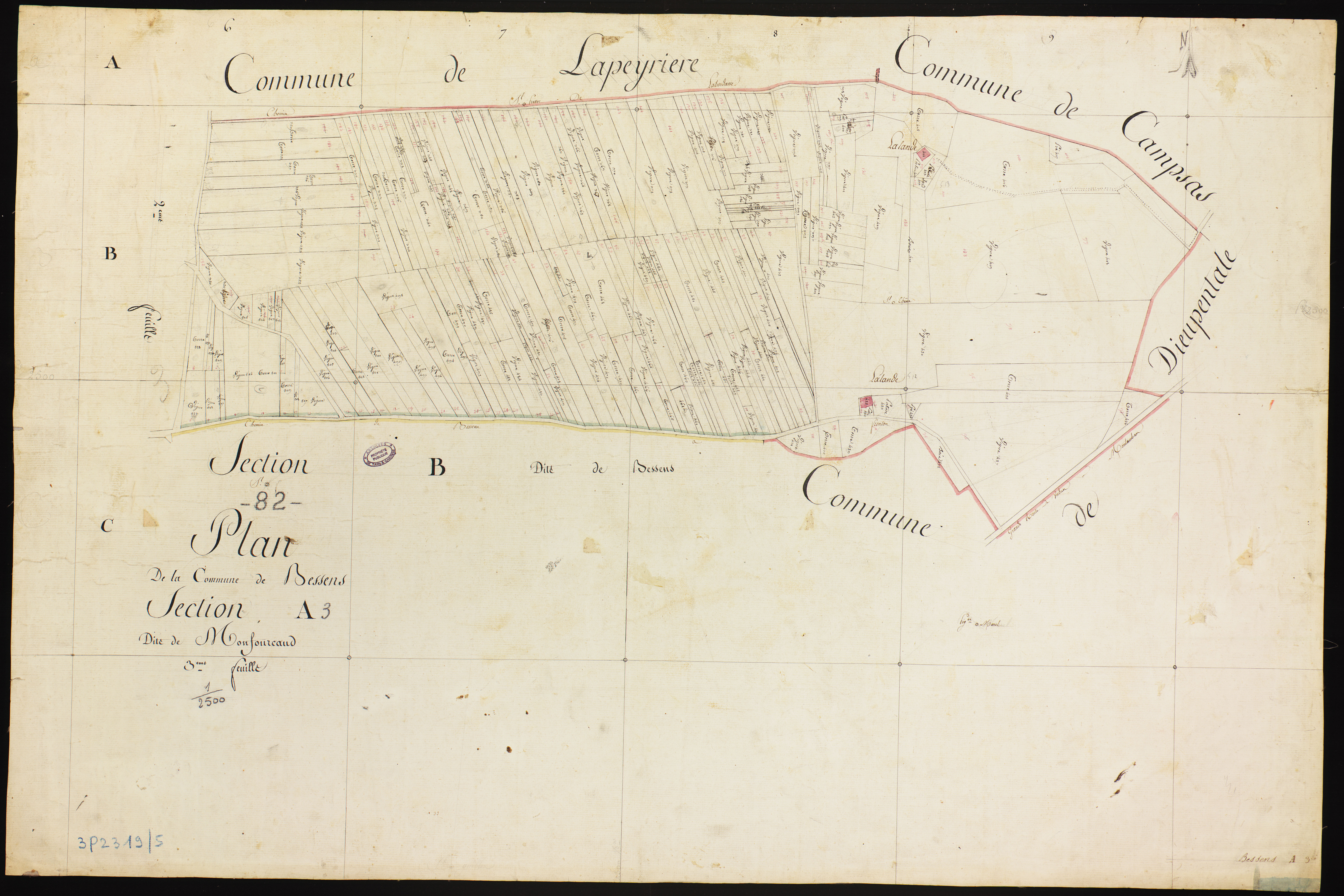 Bessens - Section A - Monfourcaud, 3e feuille