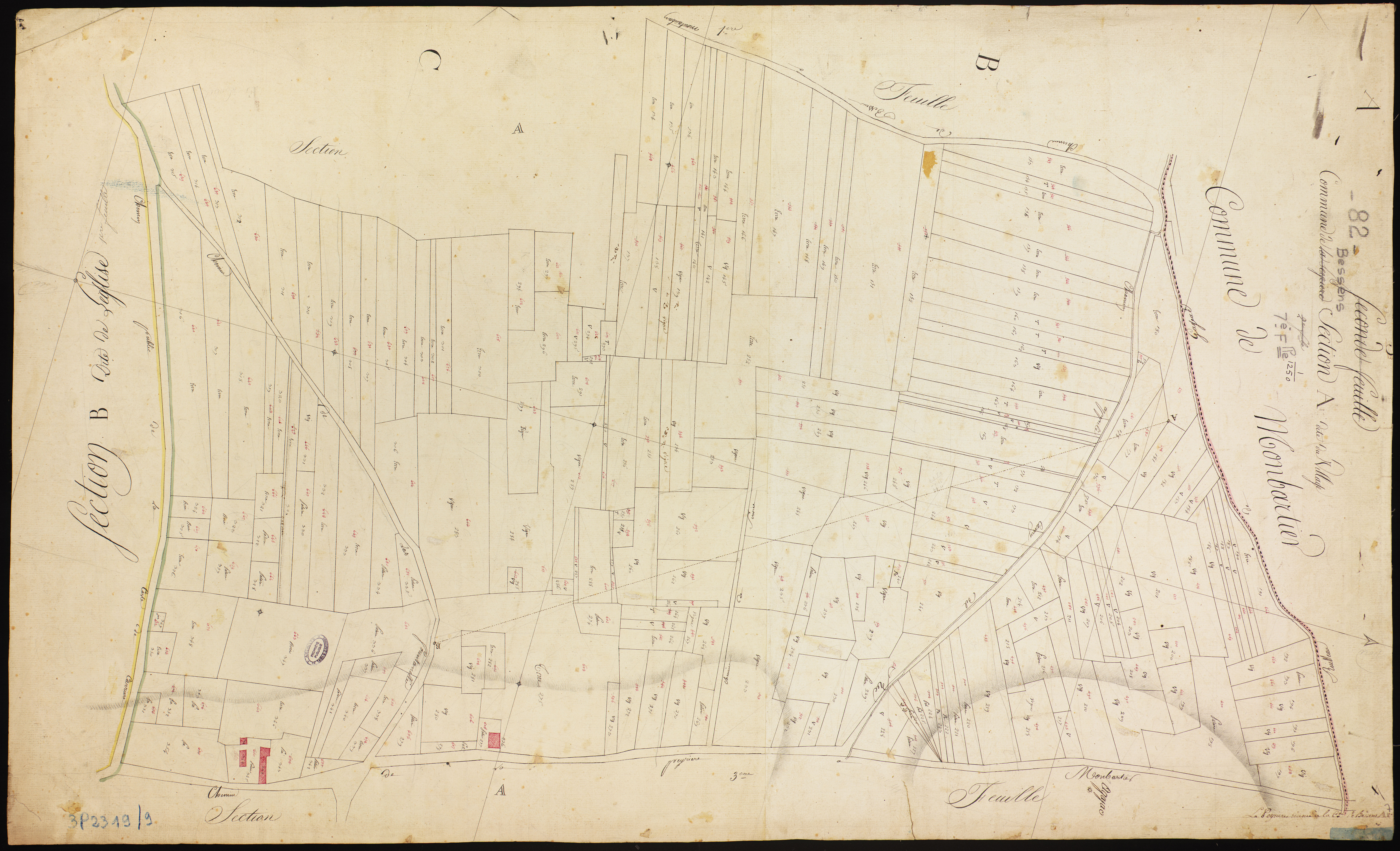 Bessens - Section A - Monfourcaud, 7e feuille