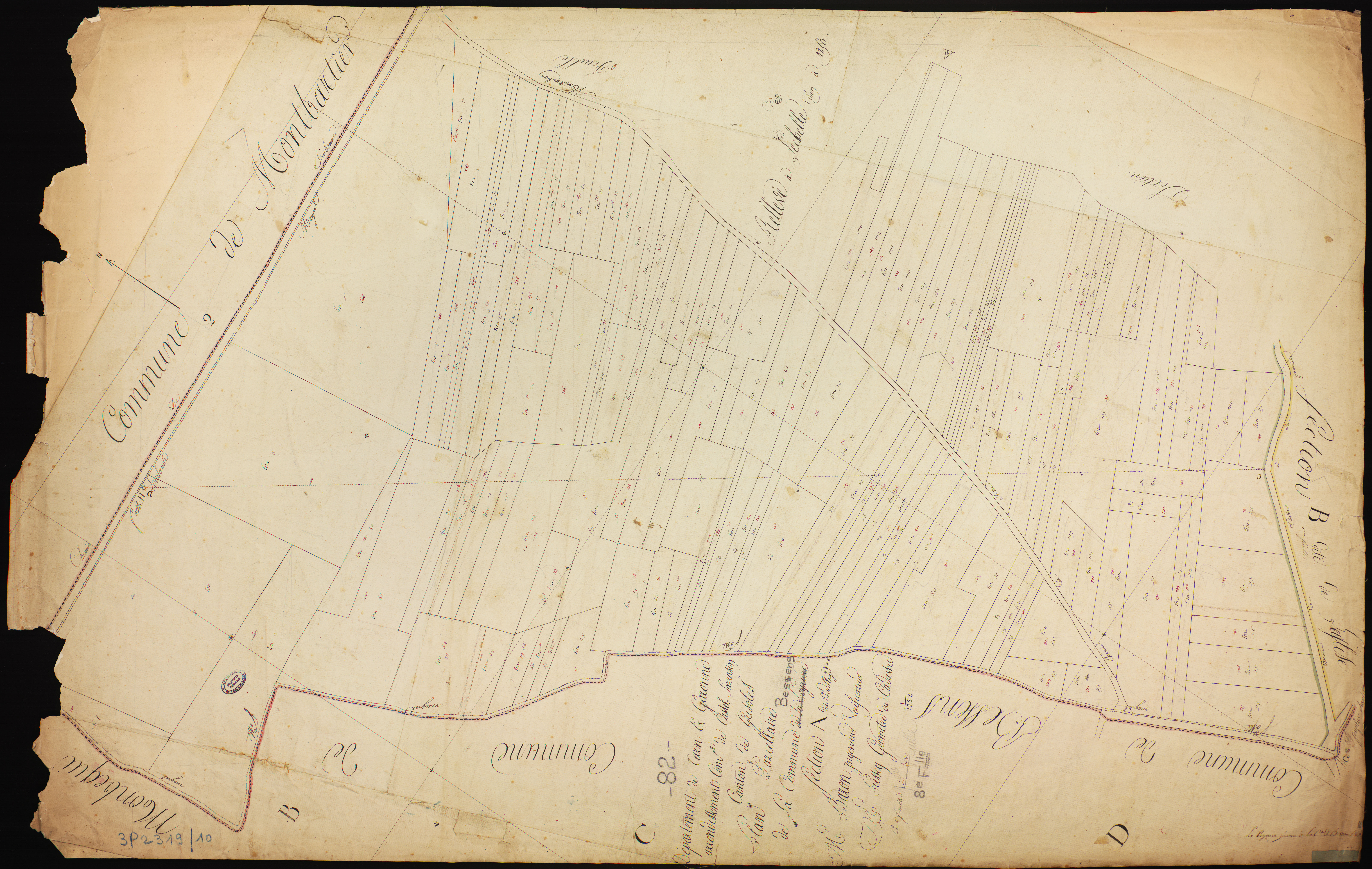Bessens - Section A - Monfourcaud, 8e feuille