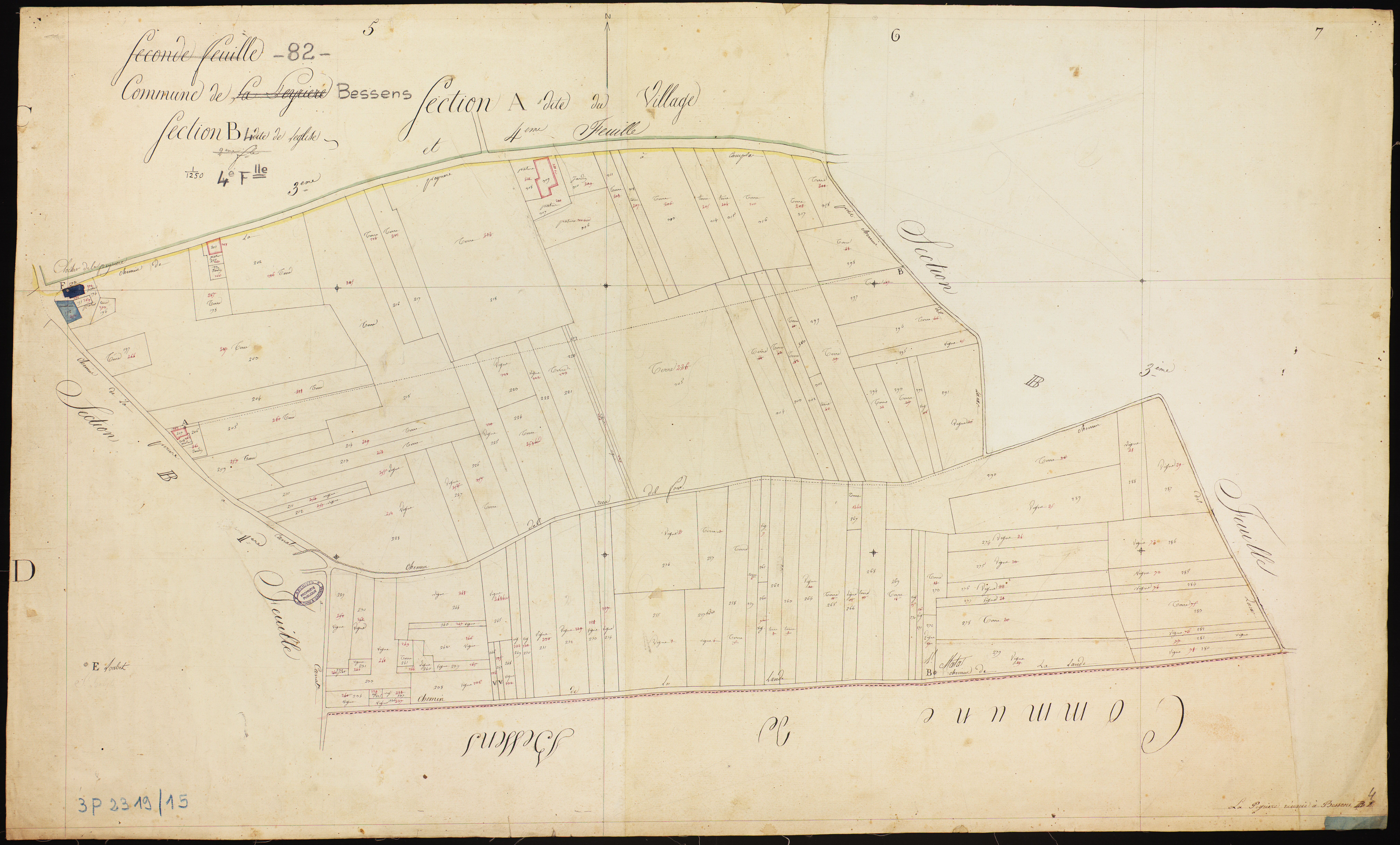 Bessens - Section B - Bessens, 4e feuille