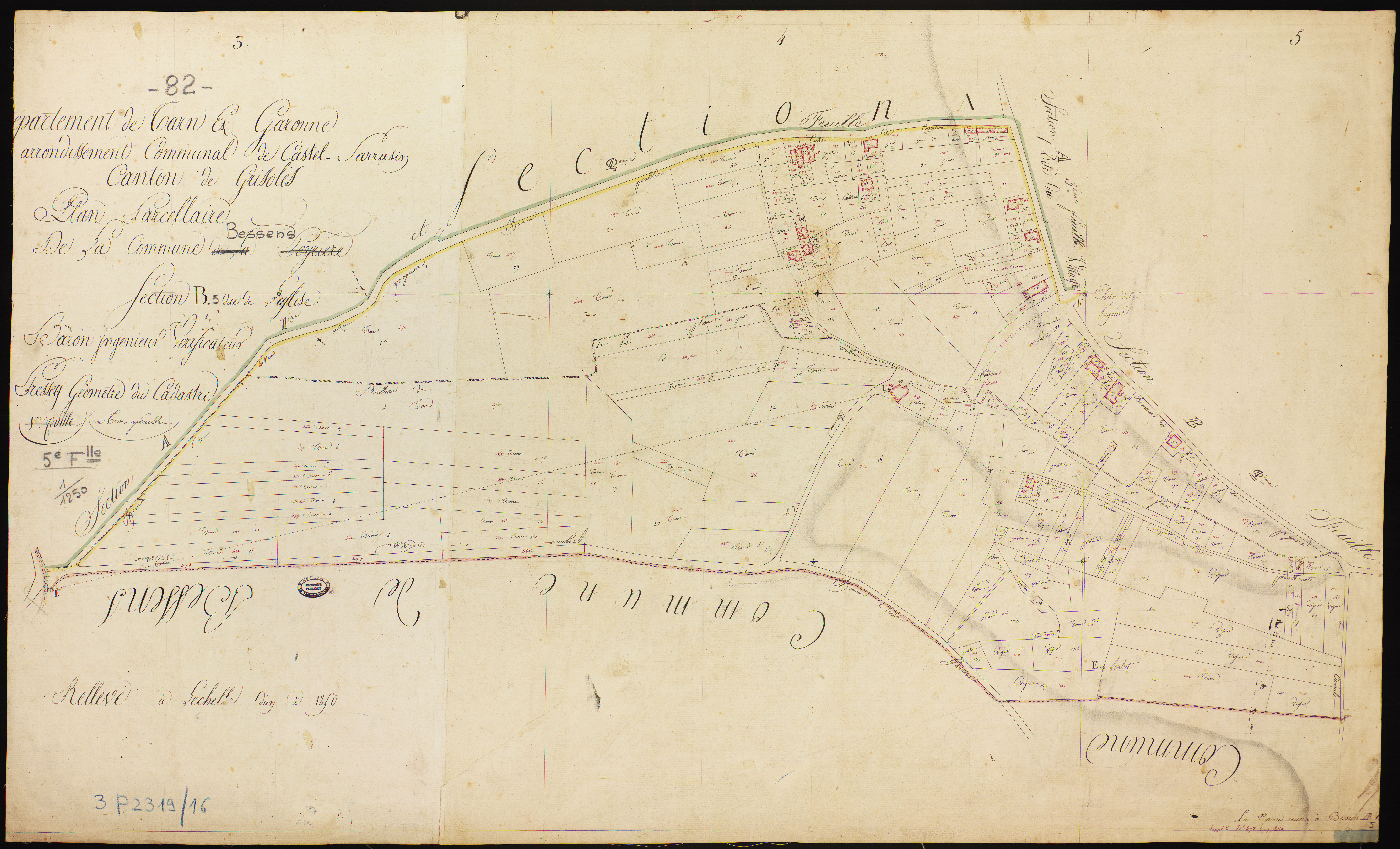 Bessens - Section B - Bessens, 5e feuille