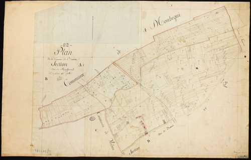 Bessens - Section A - Monfourcaud, 1ère feuille