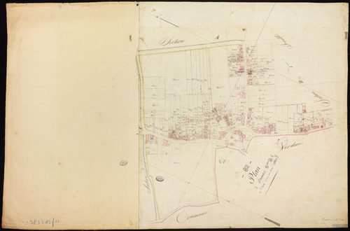 Bessens - Section B - Bessens, 1ère feuille : développement du village