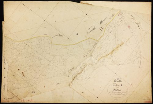 Bioule - Section G - Billeri, 1ère feuille