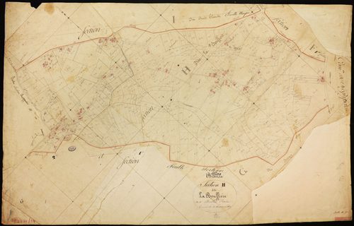 Bioule - Section H - La Bouffière, 1ère feuille