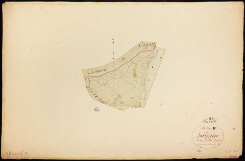 Bioule - Section H - La Bouffière, 2e feuille