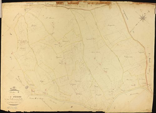 Boudou - Section A - Saint-Pierre, 1ère feuille