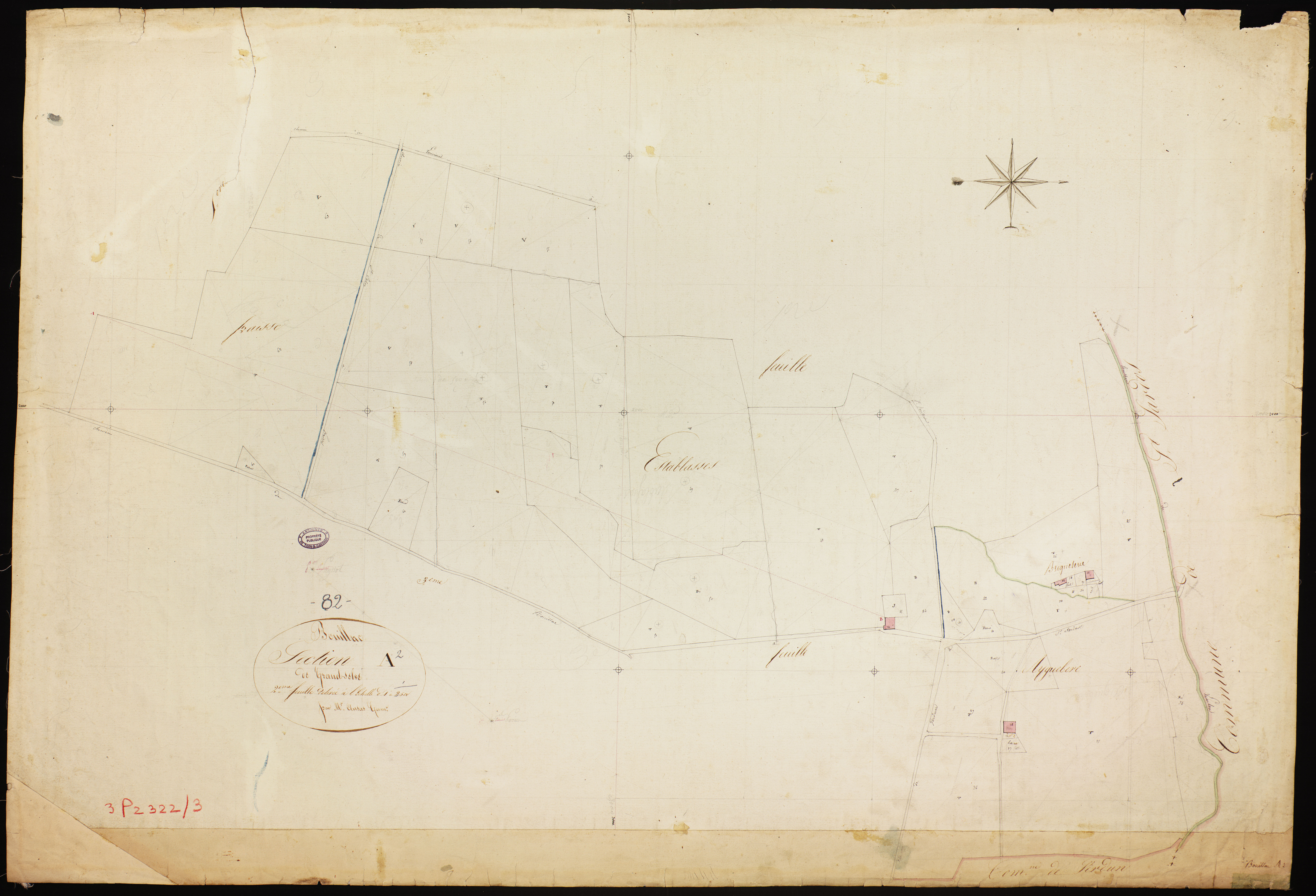 Bouillac - Section A - Grand-Sèlve, 2e feuille