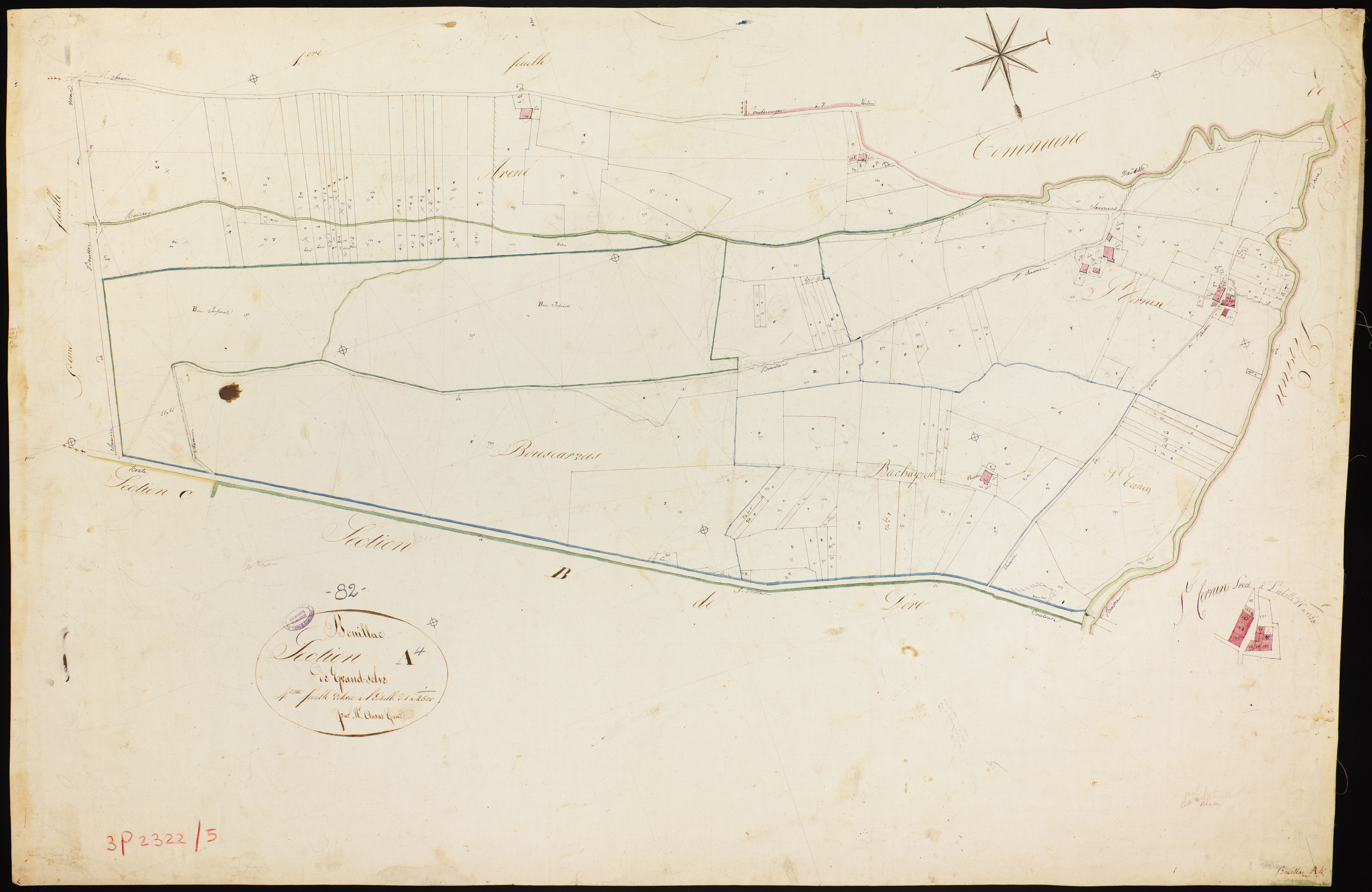 Bouillac - Section A - Grand-Sèlve, 4e feuille