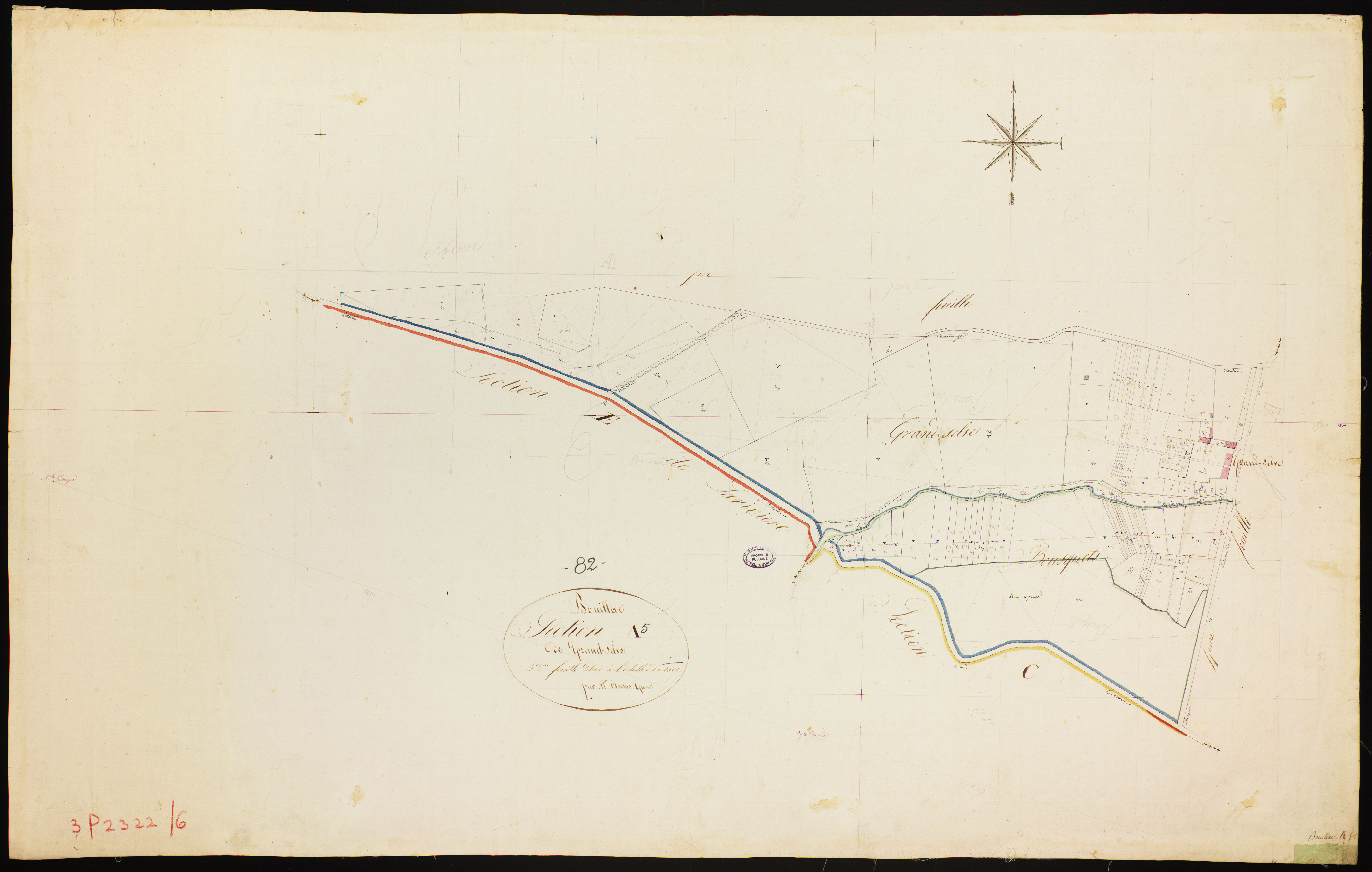 Bouillac - Section A - Grand-Sèlve, 5e feuille