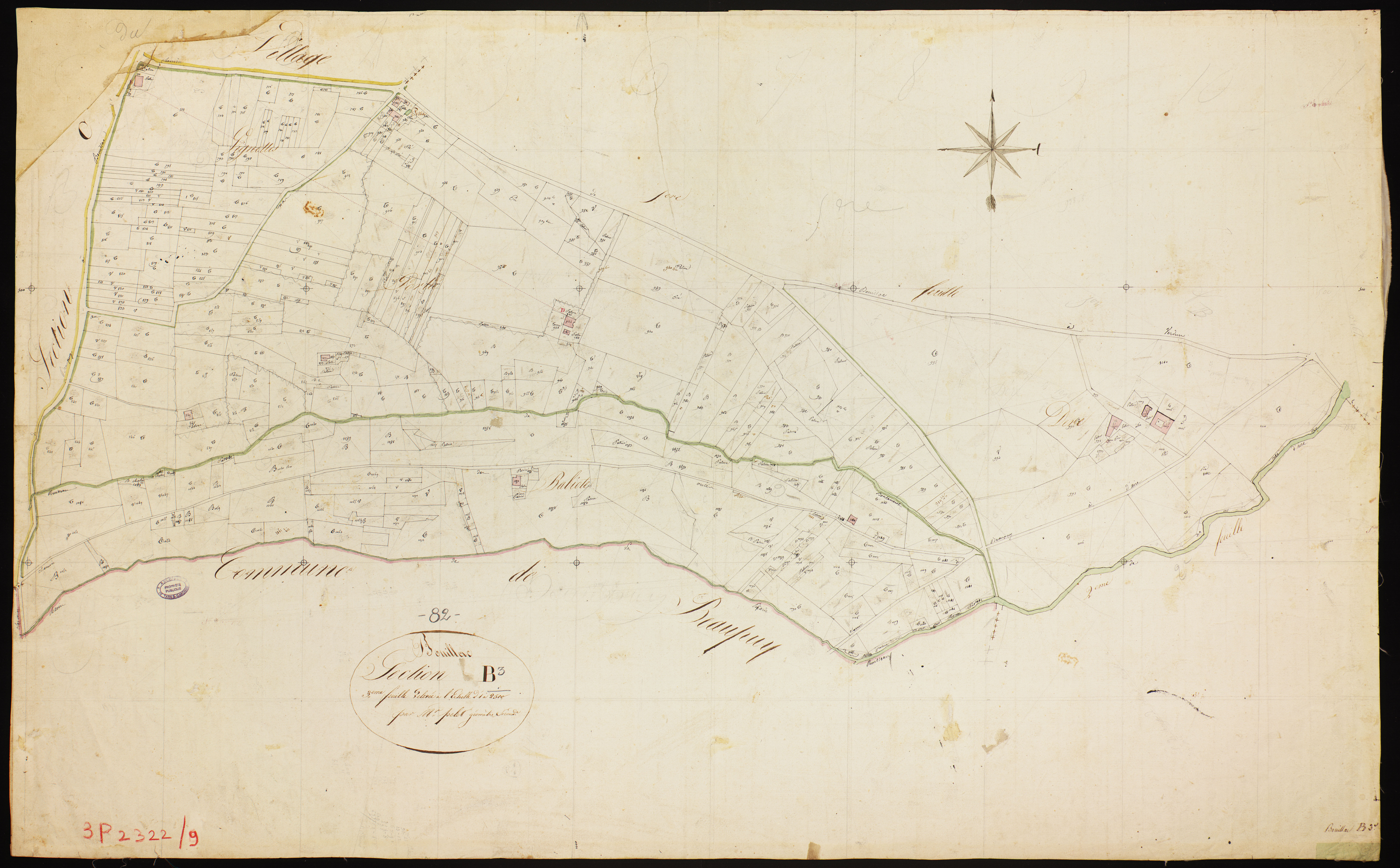 Bouillac - Section B - Dere, 3e feuille