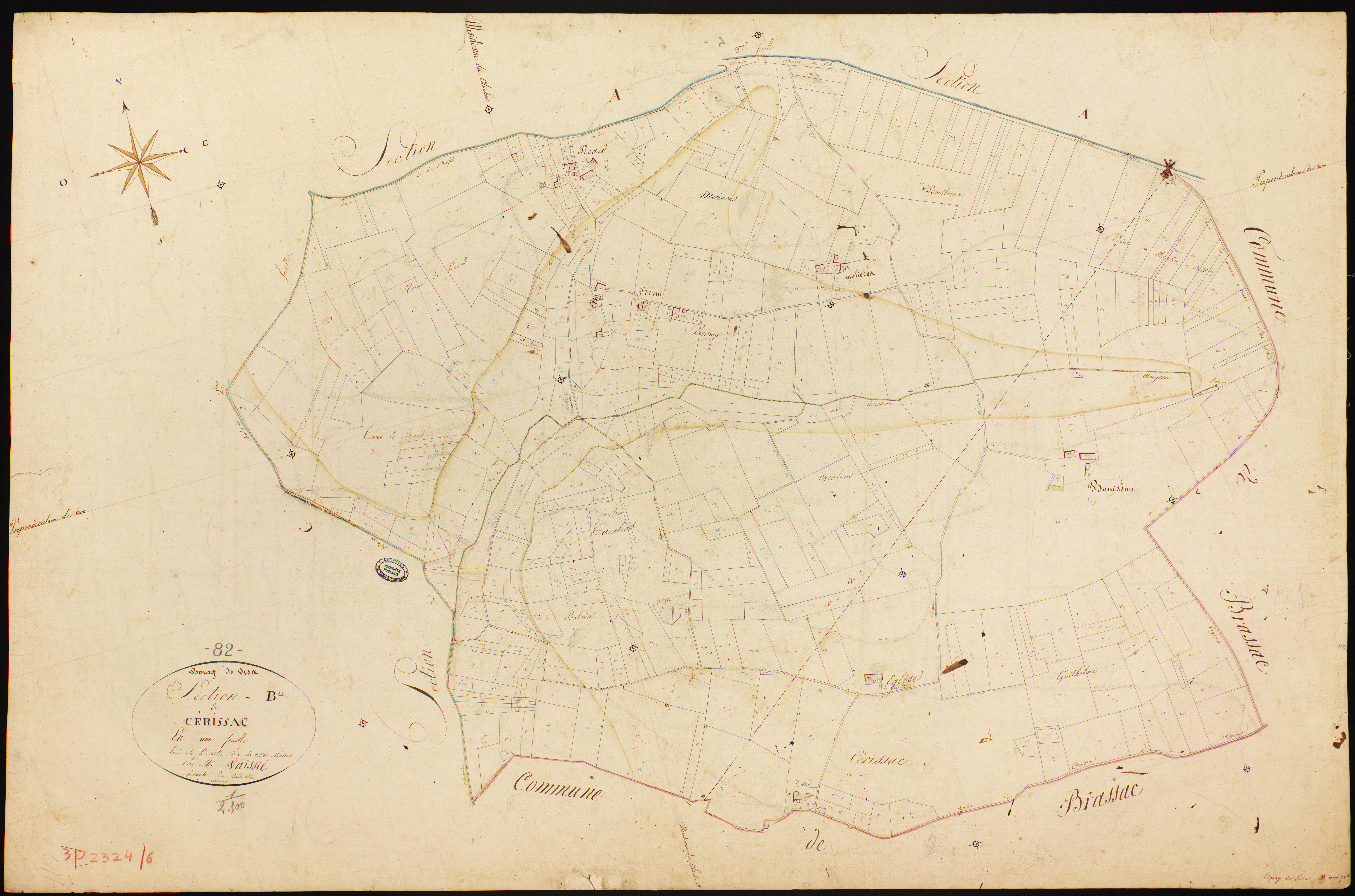 Bourg-de-Visa - Section B - Cérissac