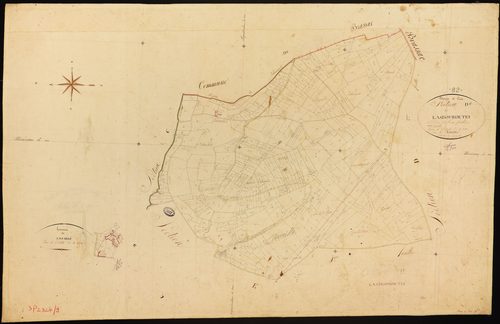 Bourg-de-Visa - Section D - Lasbourdètes, 1ère feuille
