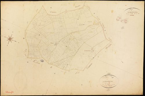 Bourg-de-Visa - Section D - Lasbourdètes, 2e feuille