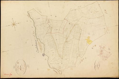 Bourg-de-Visa - Section E - Le Bugat, 1ère feuille