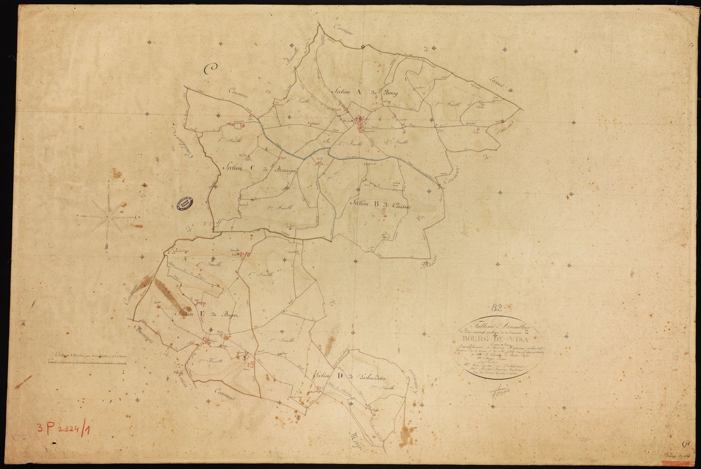 Bourg-de-Visa - Tableau d'assemblage