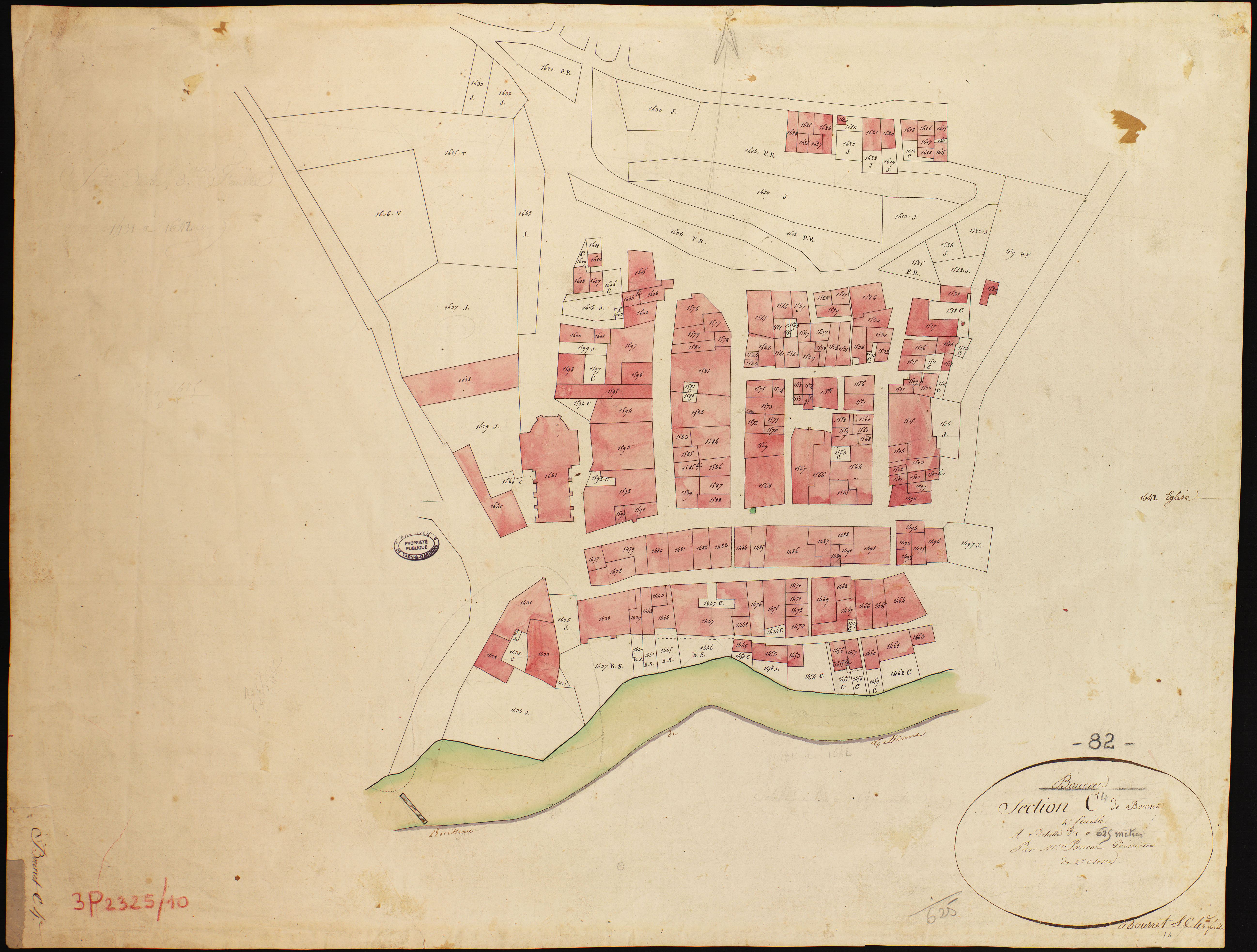 Bourret - Section C - Bourret, 3e feuille : développement du village