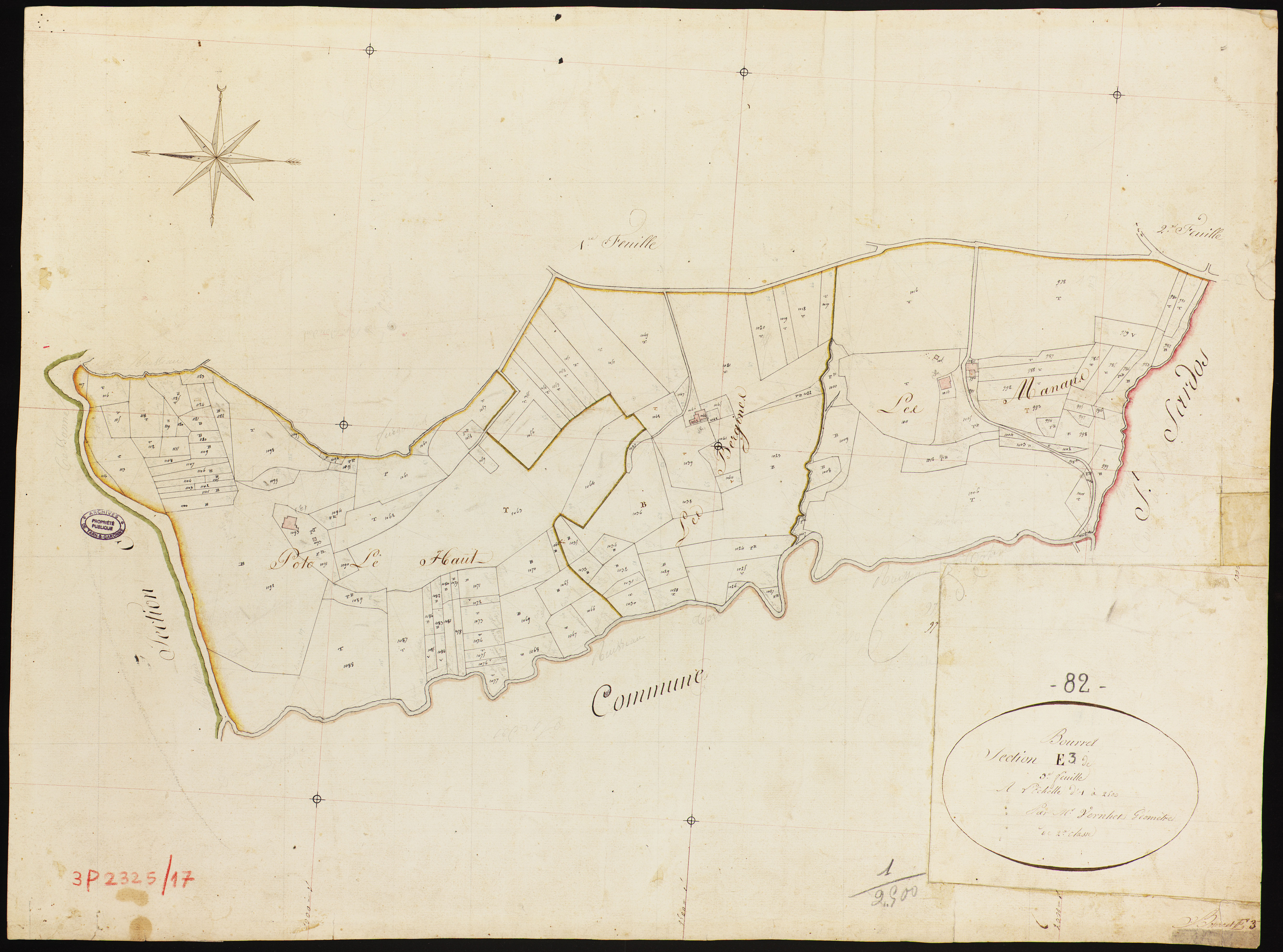 Bourret - Section E - Les Reynauds, 3e feuille