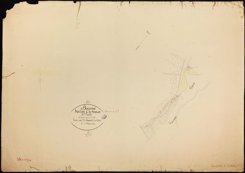Bourret - Section C - Bourret, 3e feuille : alluvions et corrosions
