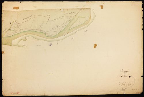Bourret - Section D - Les Communaux, 1ère feuille