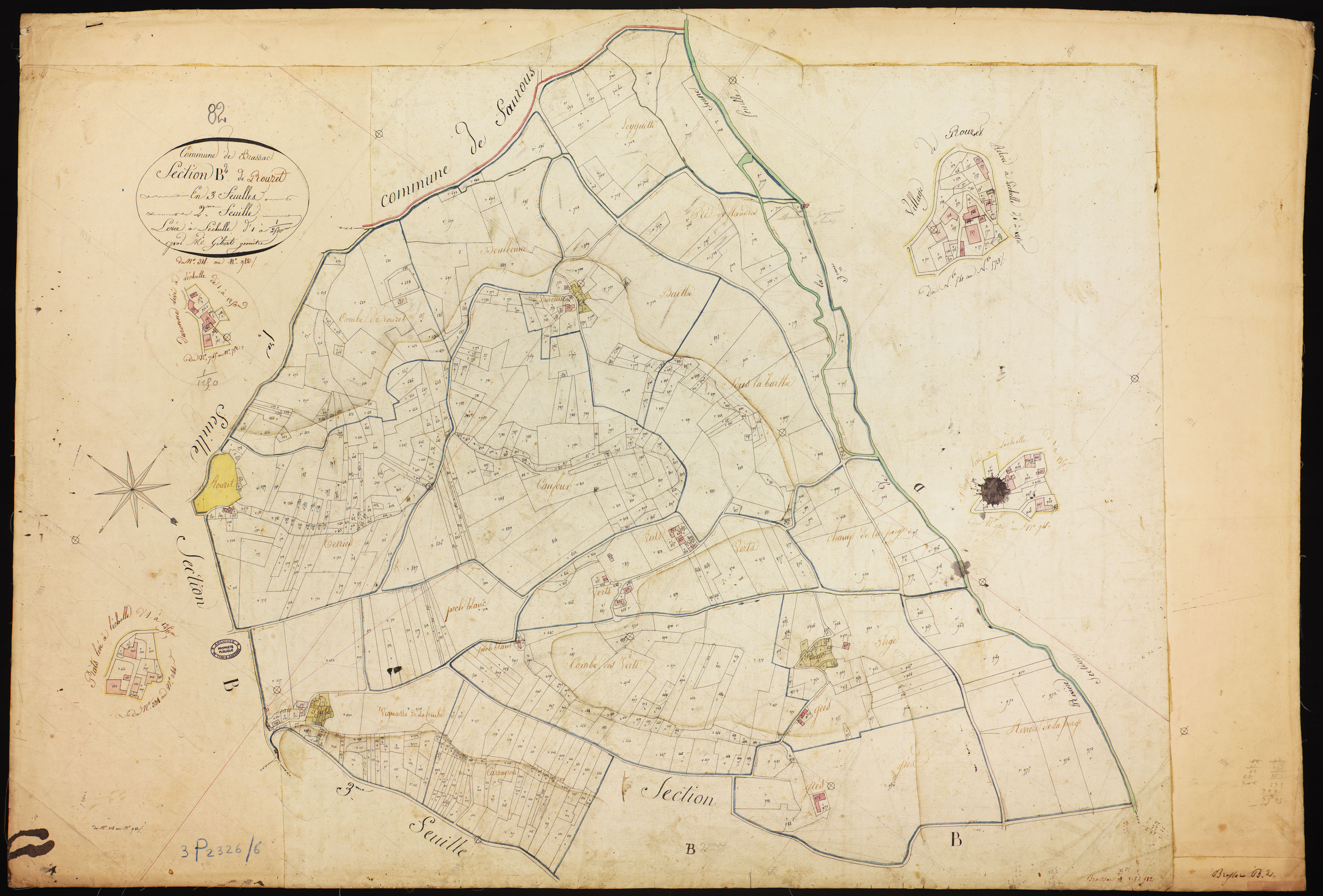 Brassac - Section B - Rouzet, 2e feuille