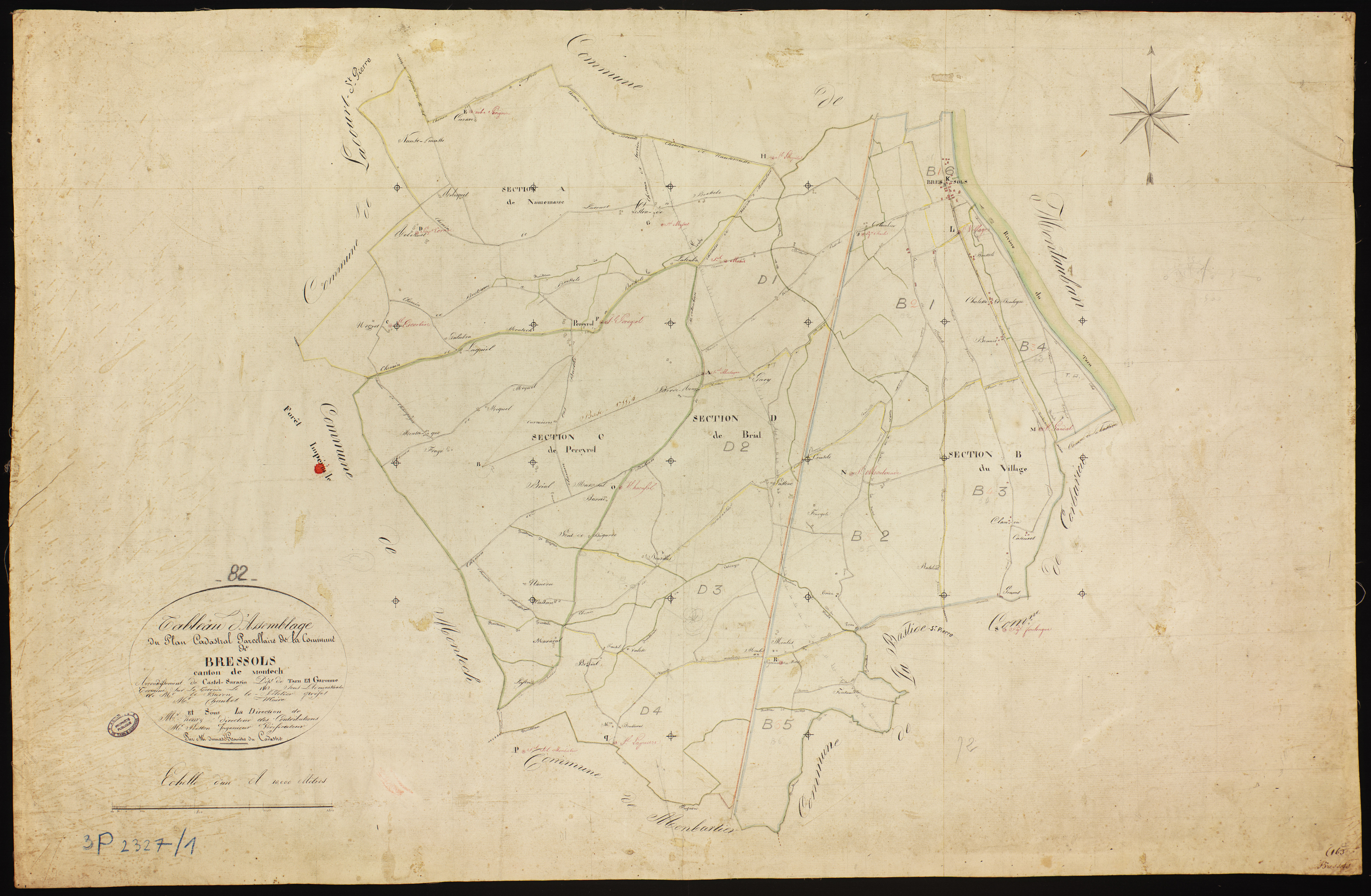 Bressols - Tableau d'assemblage