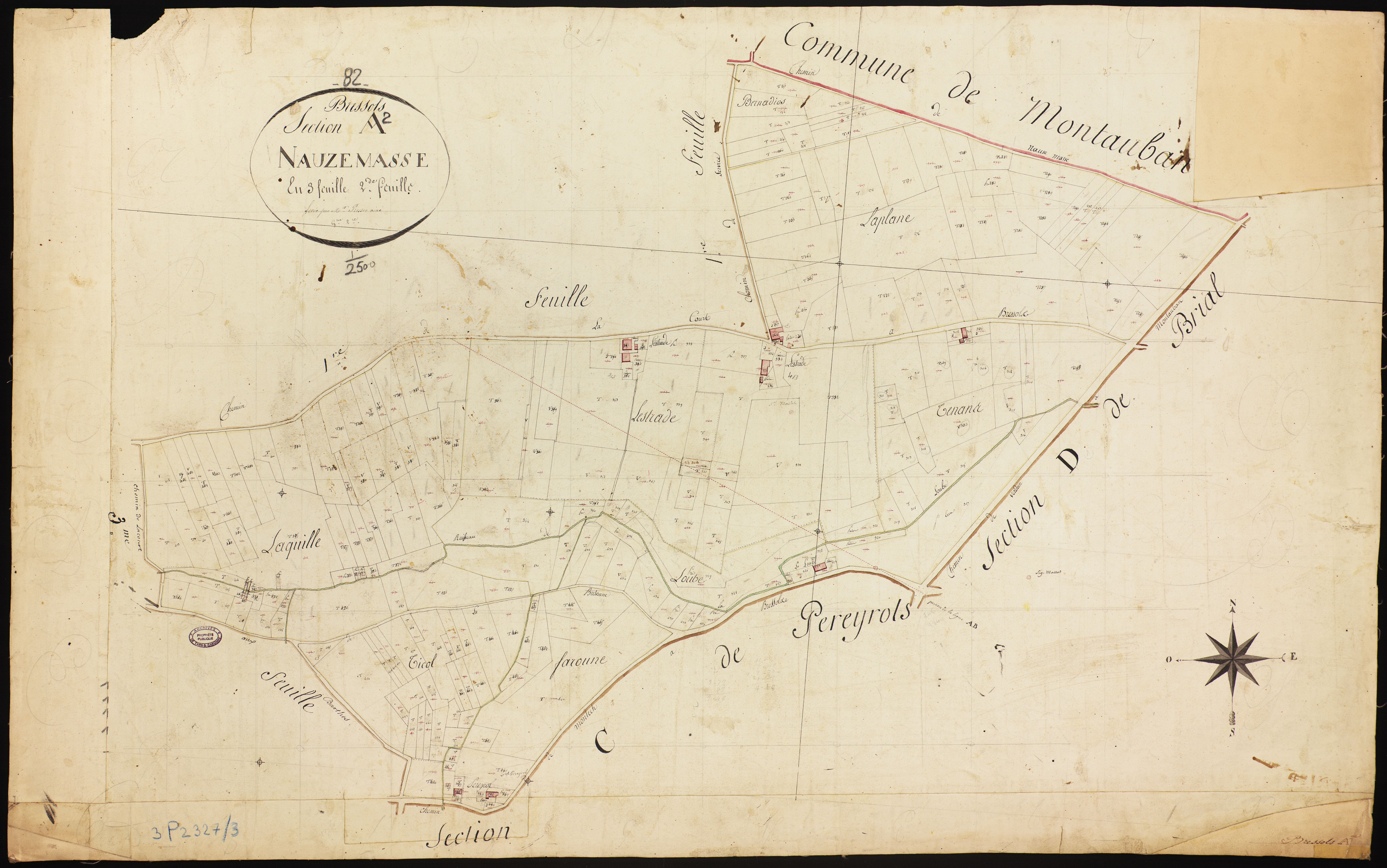 Bressols - Section A - Nauzemasse, 2e feuille