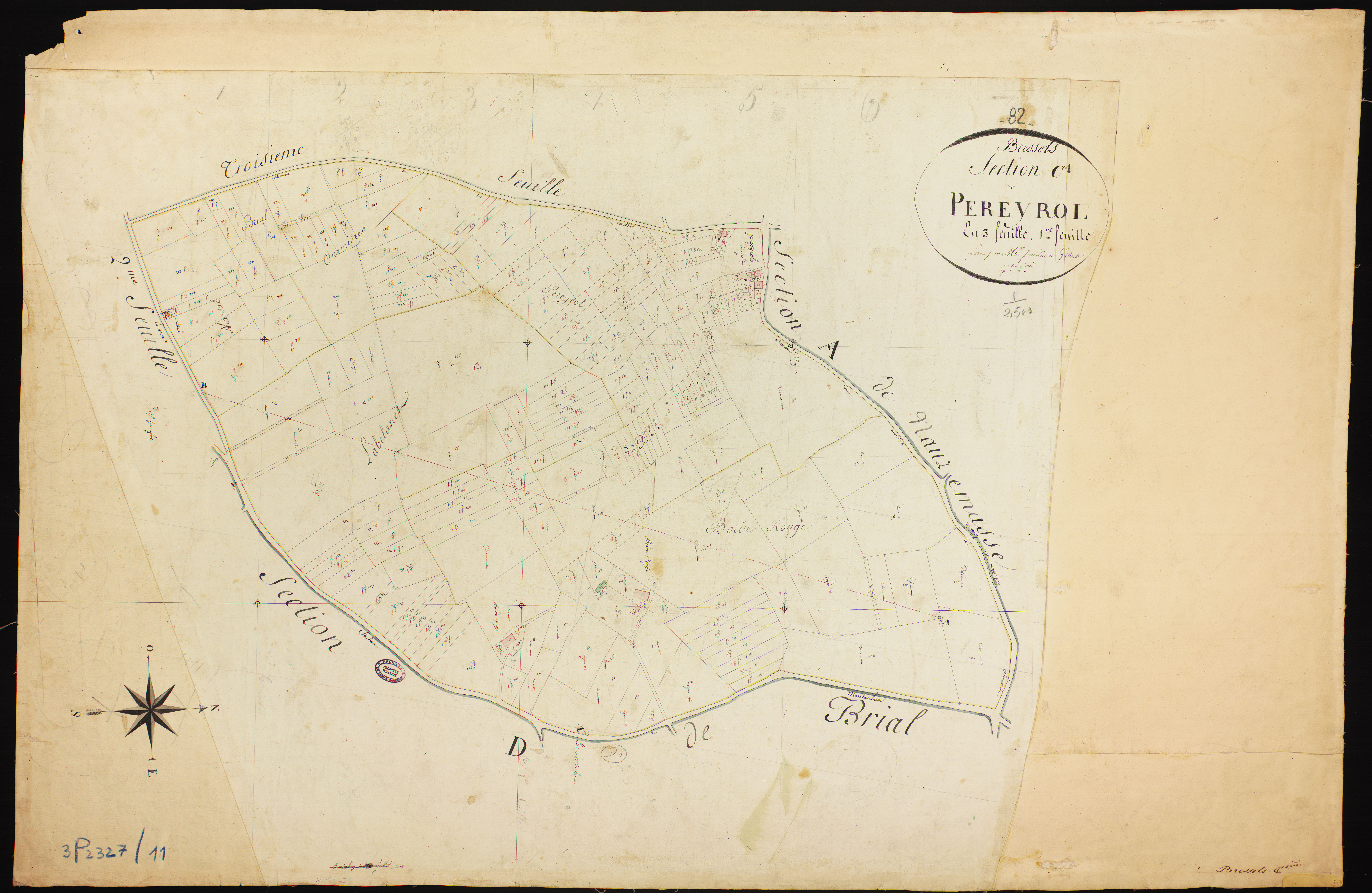 Bressols - Section C - Pereyrol, 1ère feuille