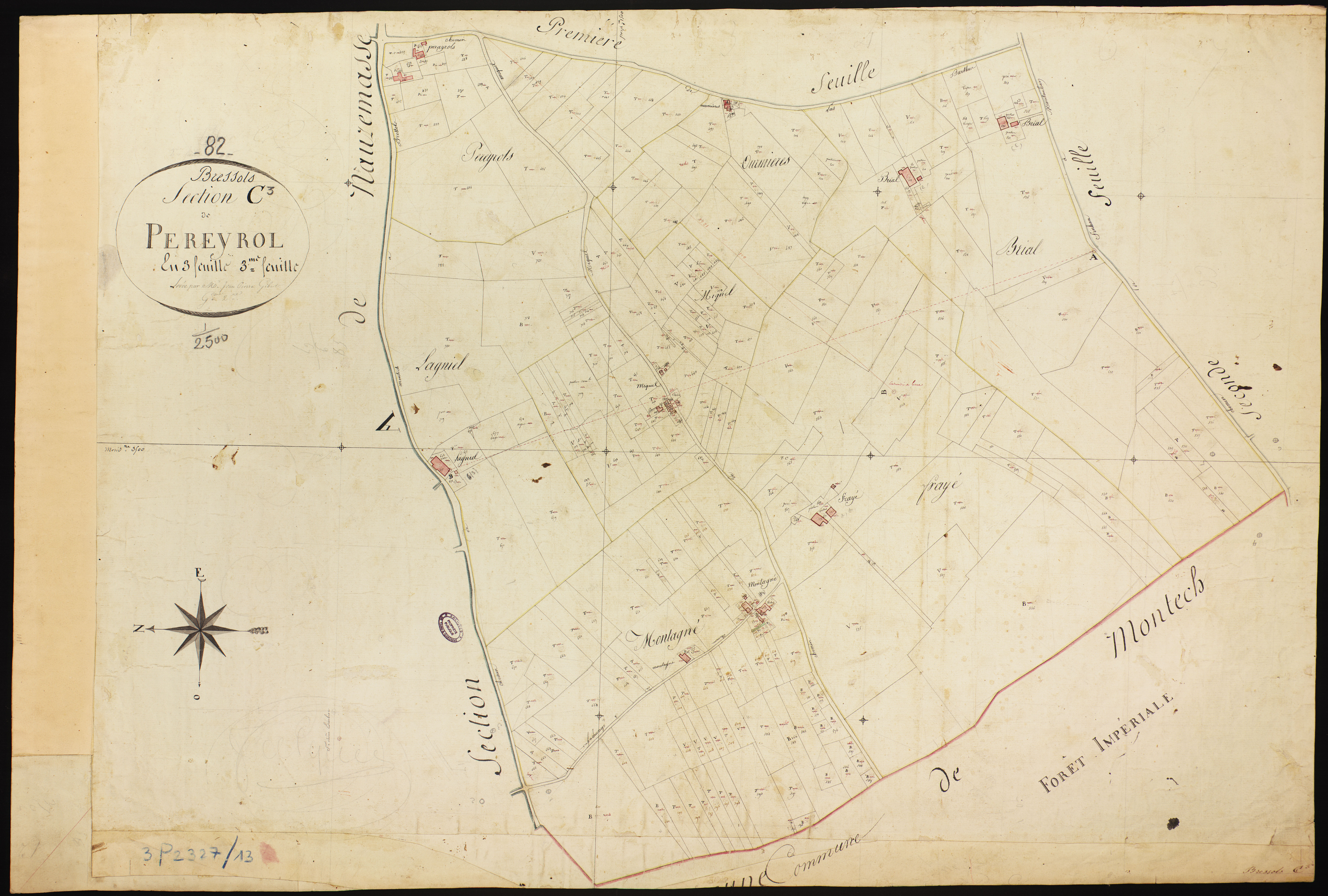 Bressols - Section C - Pereyrol, 3e feuille