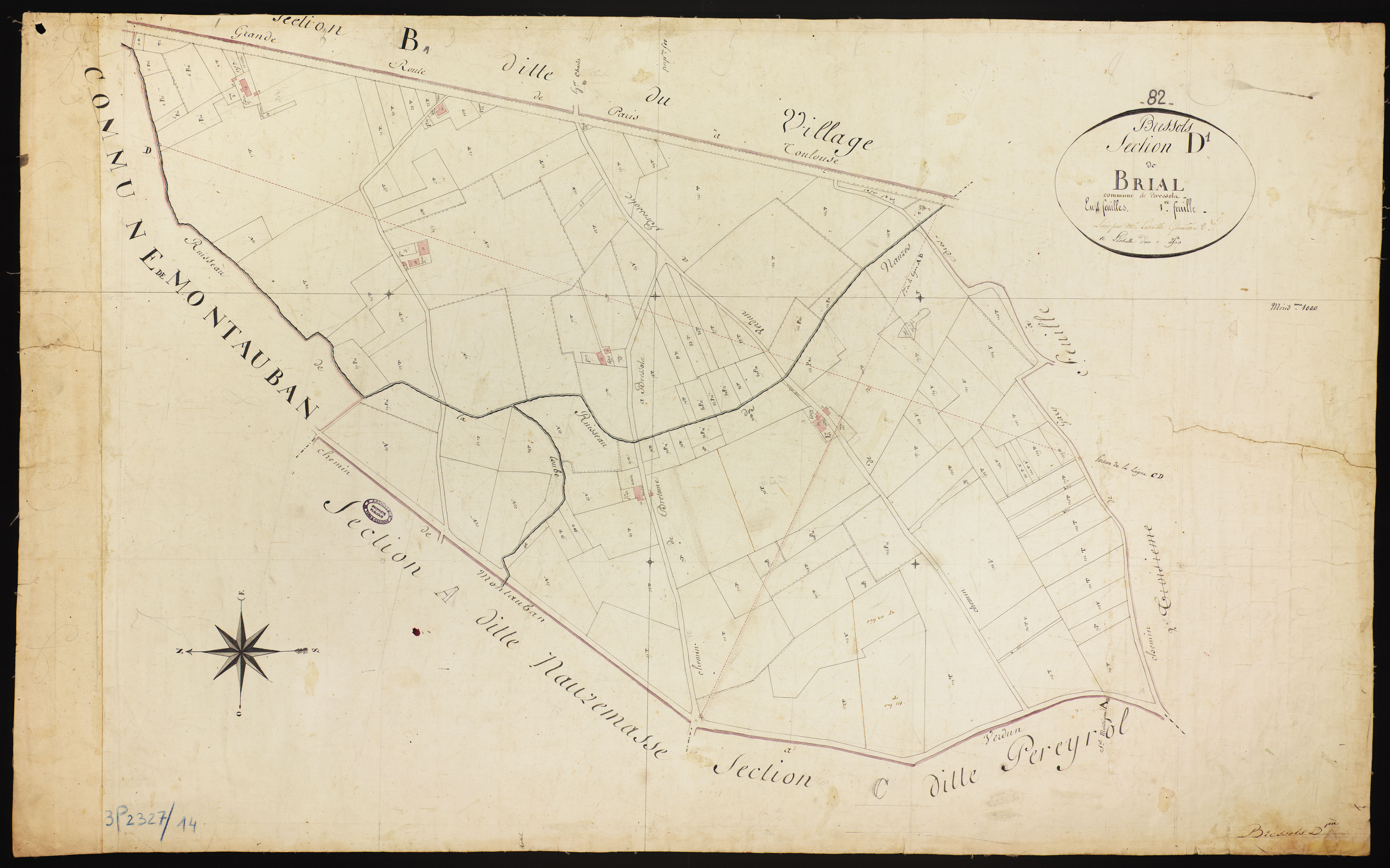 Bressols - Section D - Brial, 1ère feuille