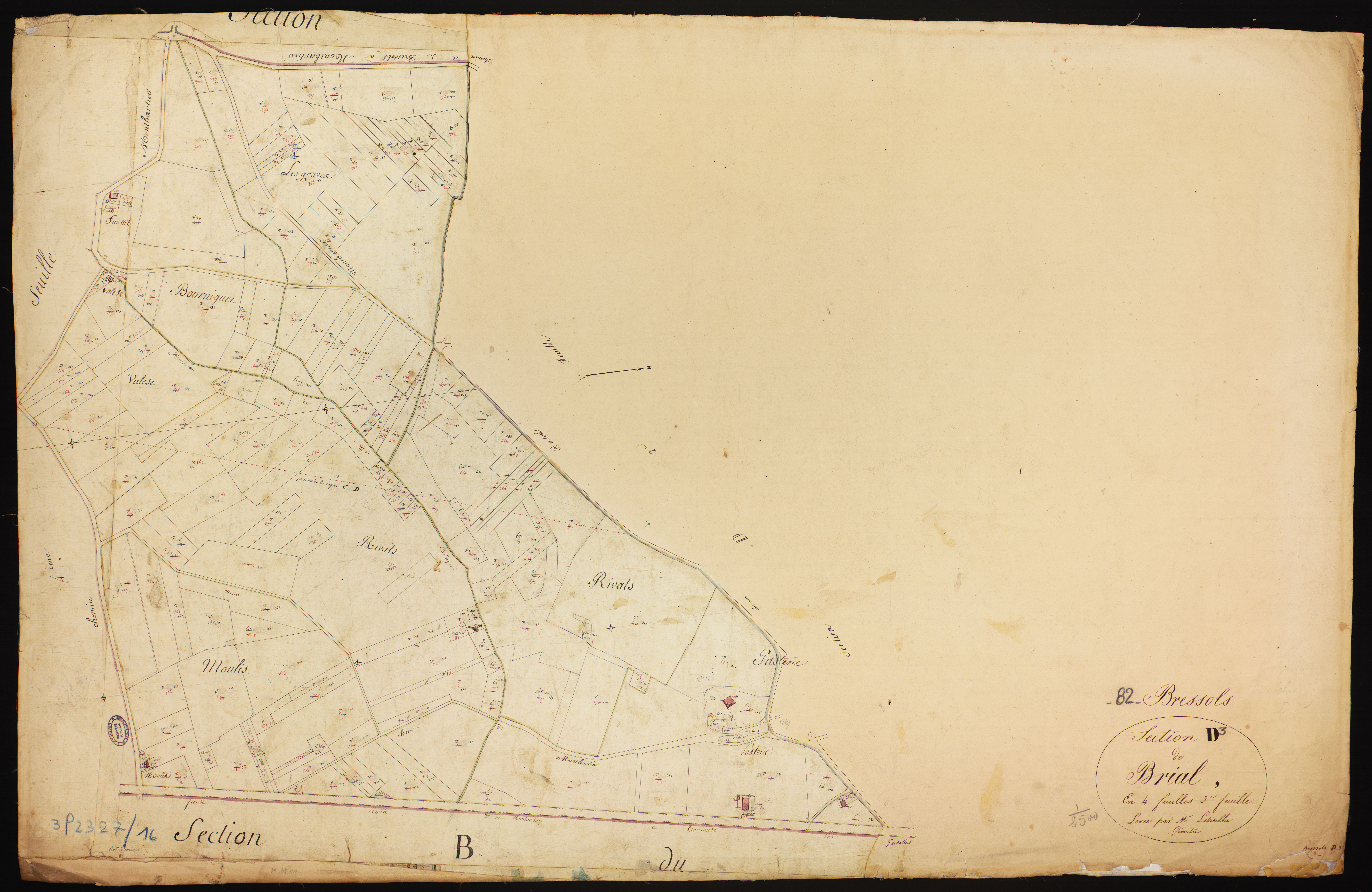 Bressols - Section D - Brial, 3e feuille