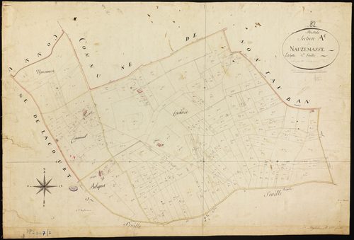 Bressols - Section A - Nauzemasse, 1ère feuille