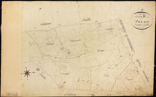 Bressols - Section B - Le Village, 2e feuille