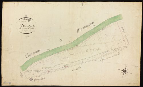 Bressols - Section B - Le Village, 4e feuille
