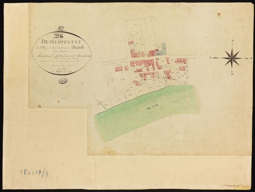 Bressols - Section B - Le Village, 4e feuille : développement du village