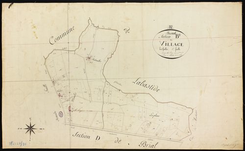 Bressols - Section B - Le Village, 5e feuille