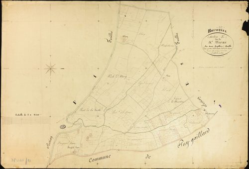 Bruniquel - Section E - Saint-Maffre, 1ère feuille