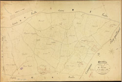 Bruniquel - Section E - Saint-Maffre, 3e feuille