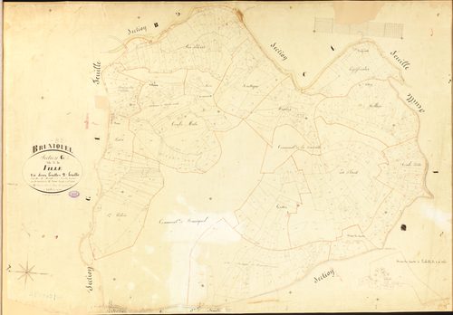 Bruniquel - Section G - La Ville, 2e feuille