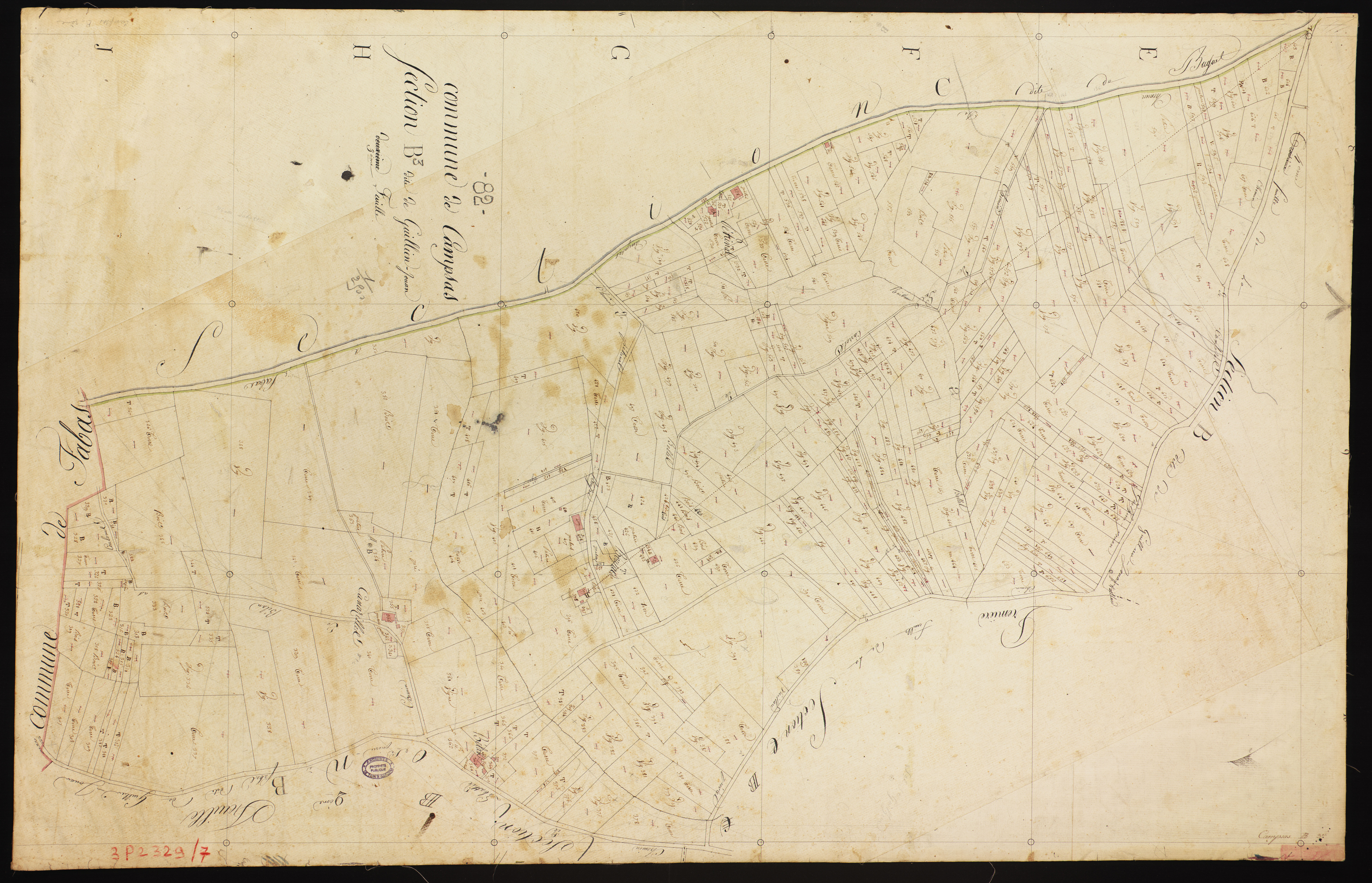 Campsas - Section B - Guilhem-Jouan, 3e feuille