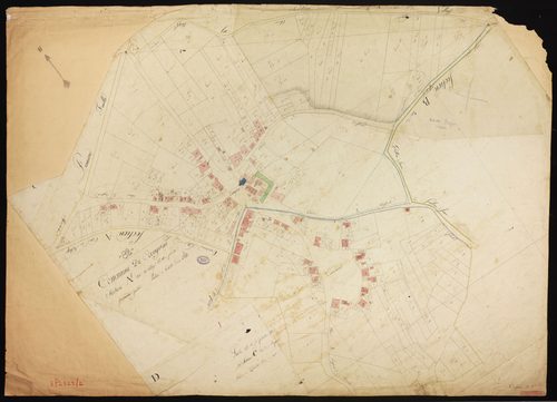 Campsas - Section A - Le Village, 1ère feuille