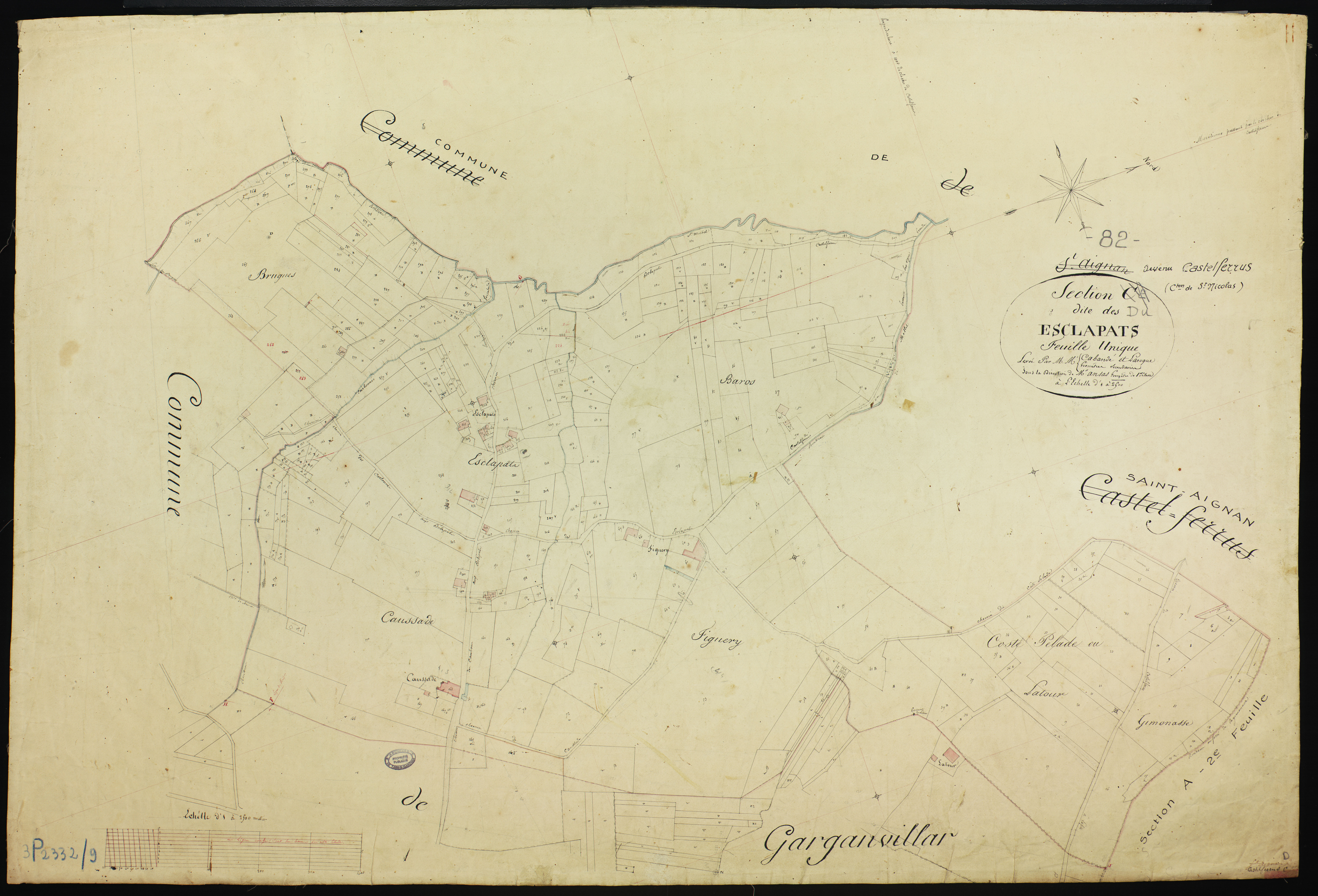Castelferrus - Section D - Les Esclapats