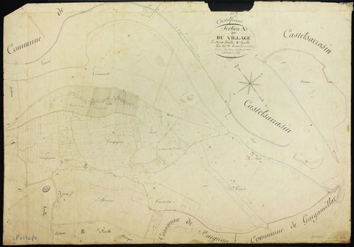 Castelferrus - Section A - Le Village, 2e feuille