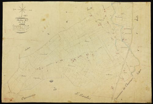 Castelmayran - Section A - La Sère, 1ère feuille