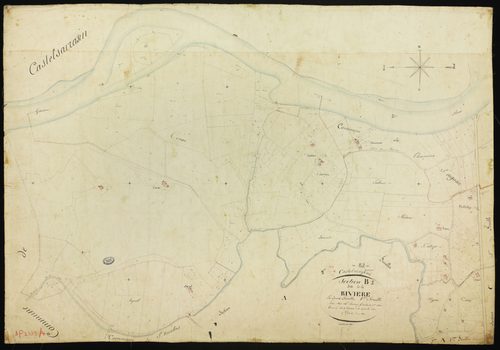Castelmayran - Section B - La Rivière, 1ère feuille
